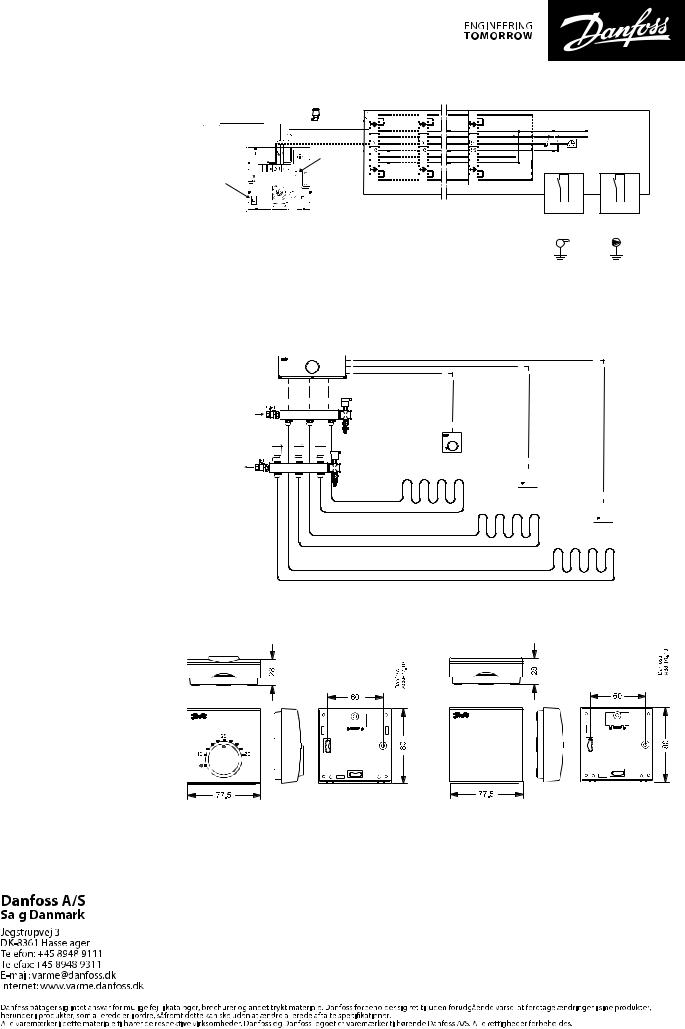 Danfoss FH-WT, FH-WP, FH-WS Data sheet