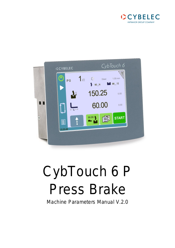 Cybelec CybTouch 6 User Manual