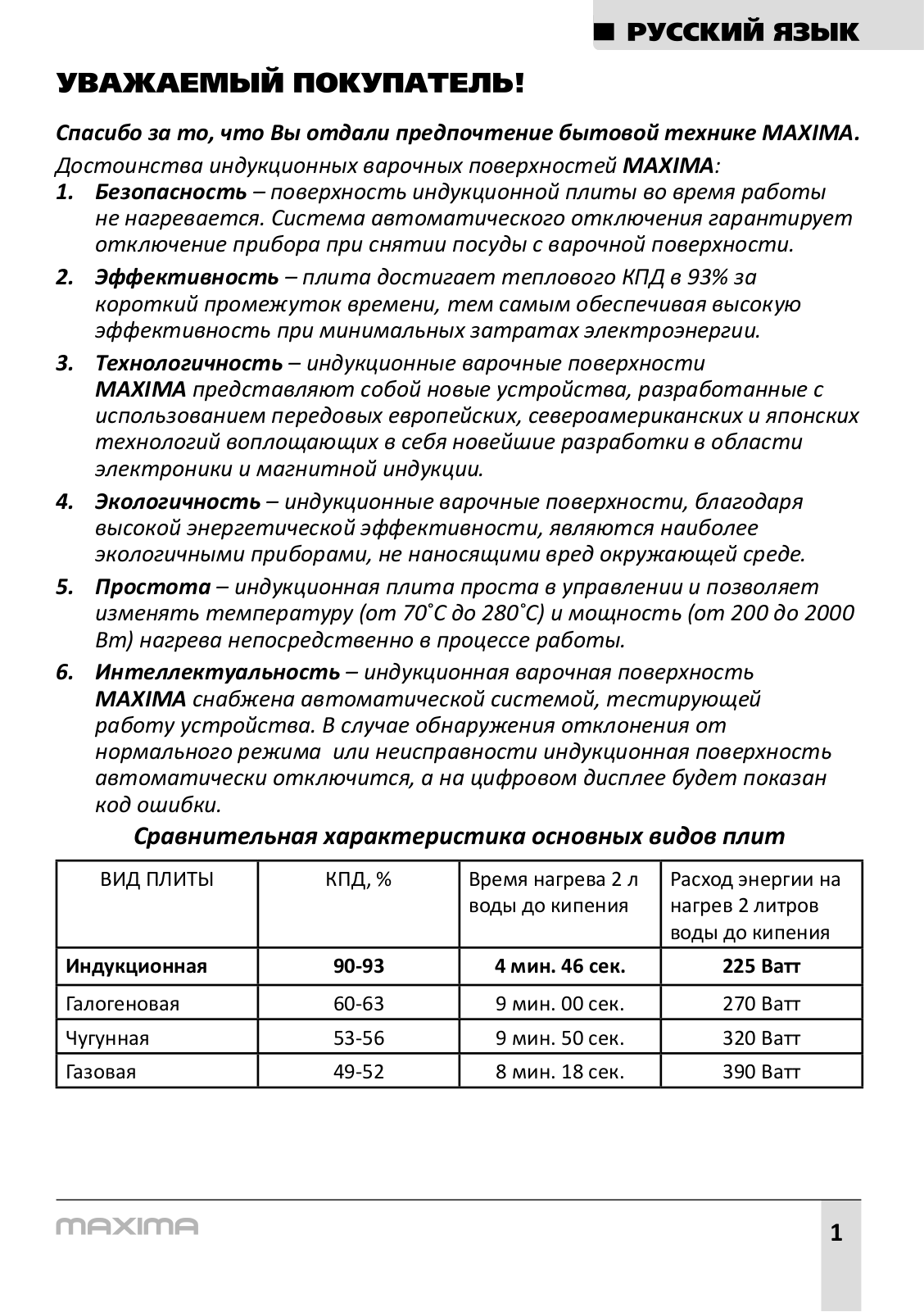 Maxima MIC-0146 User Manual