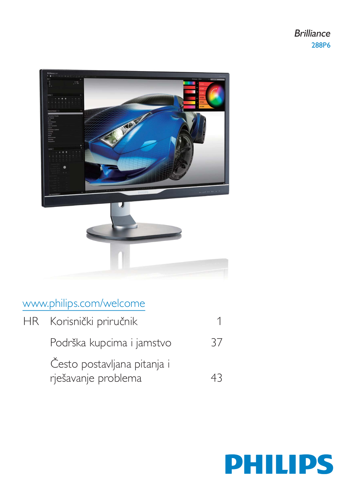 Philips 288P6 User guide