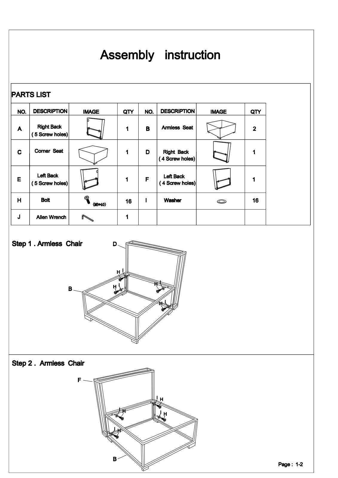 Zipcode Design W001242195 Installation & Assembly