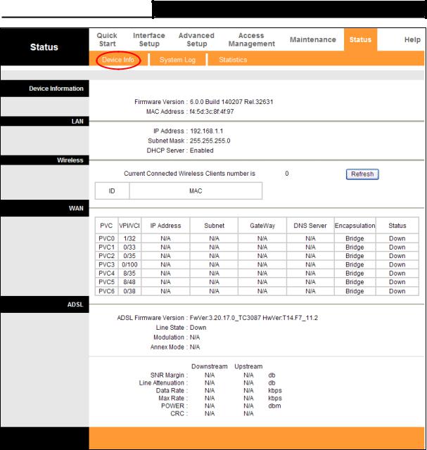 TP Link TDW8951NDV6 User Manual