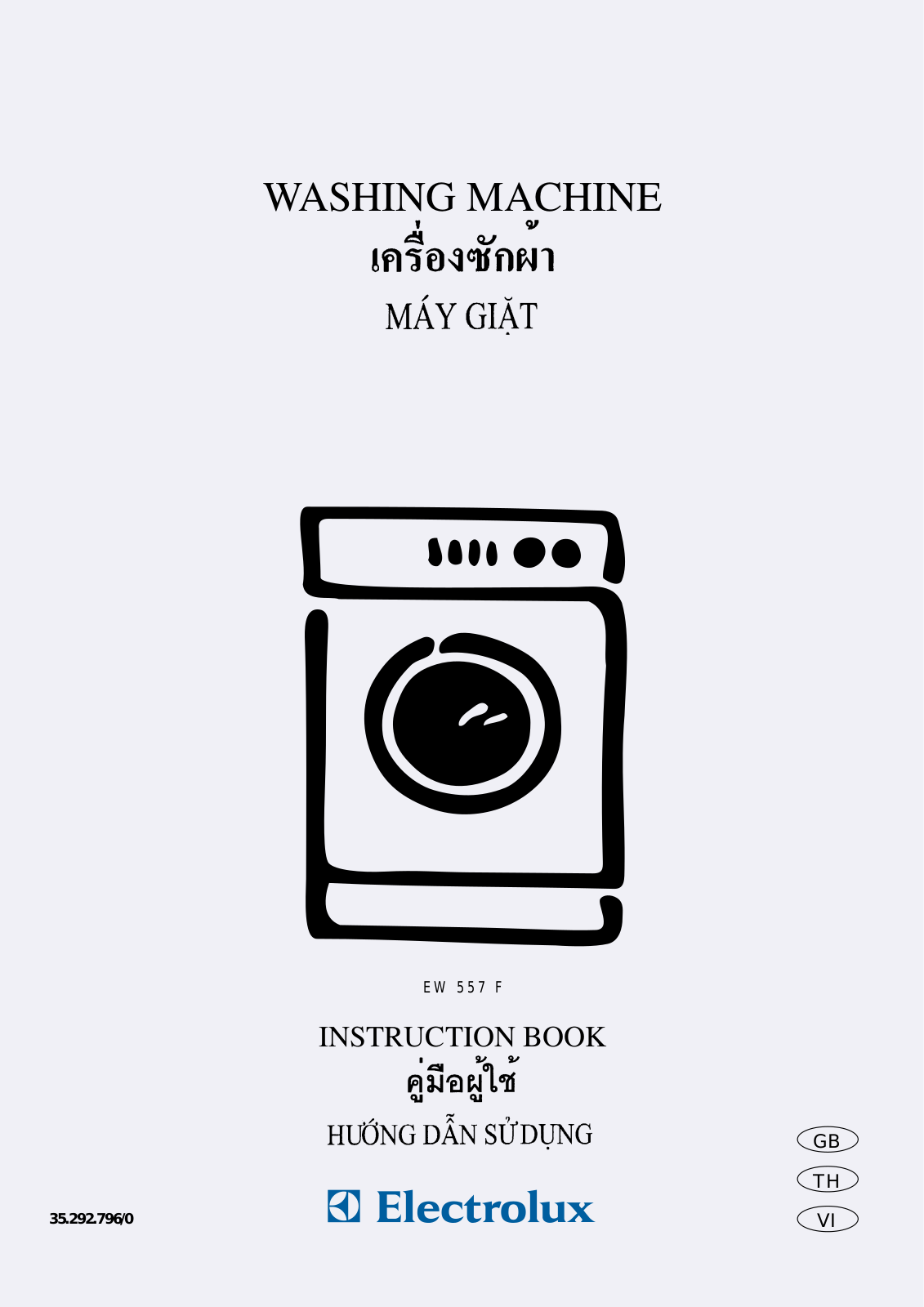 Electrolux EW557F User Manual