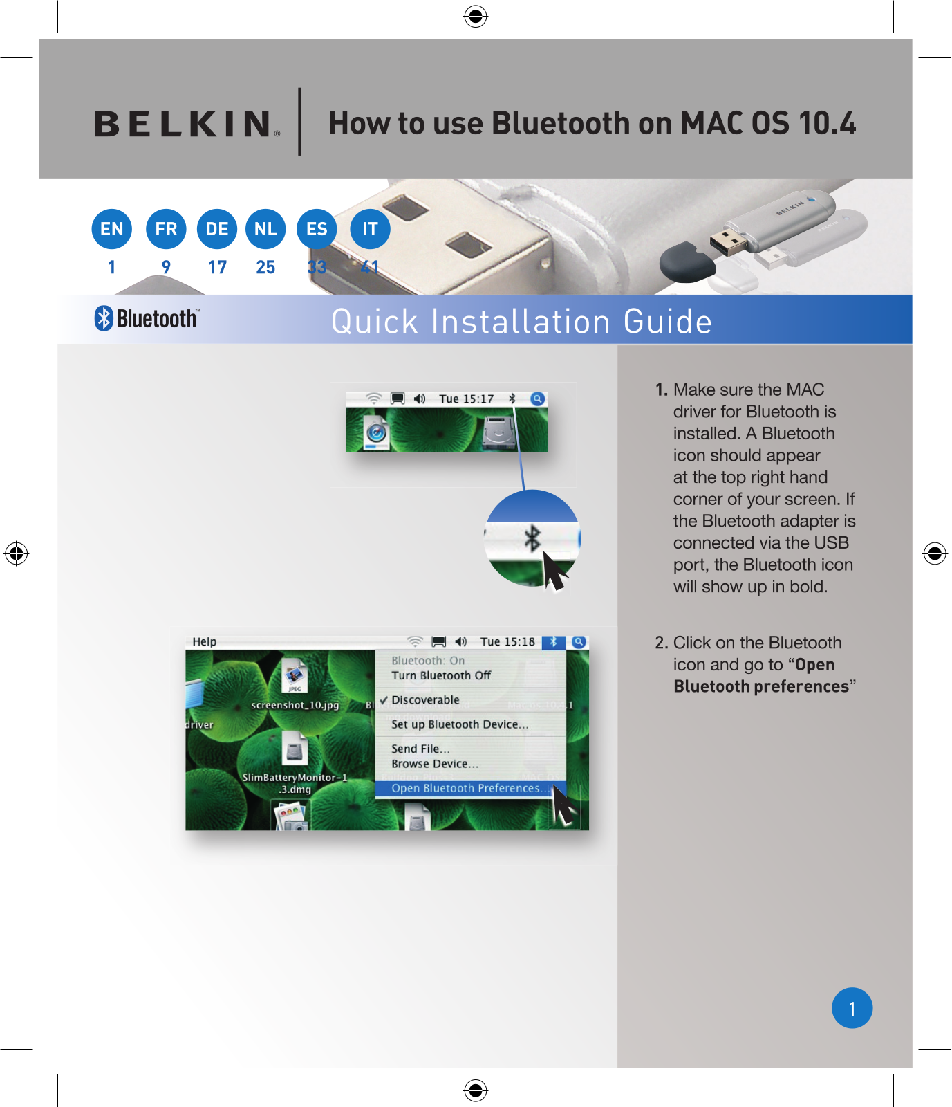 Belkin P75094EA User Manual