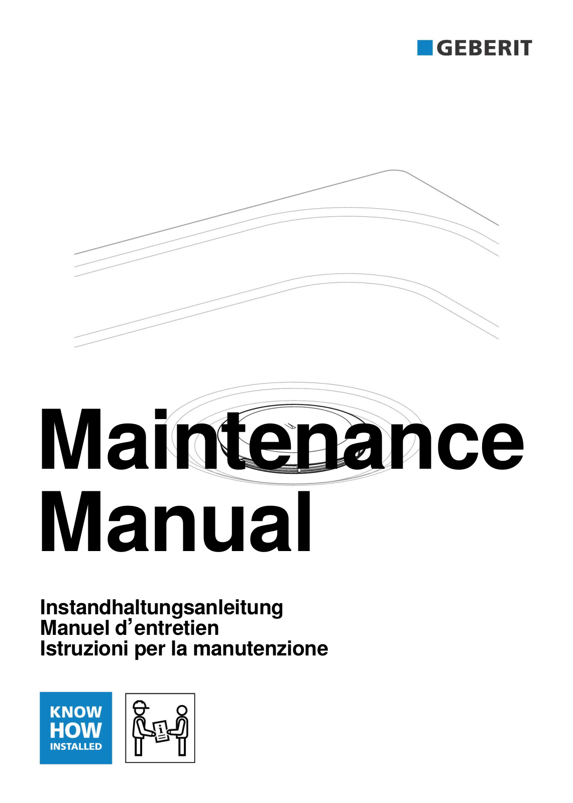 Geberit 150.265.11.1, 150.265.21.1, 150.265.45.1, 150.265.46.1 Maintenance Manual