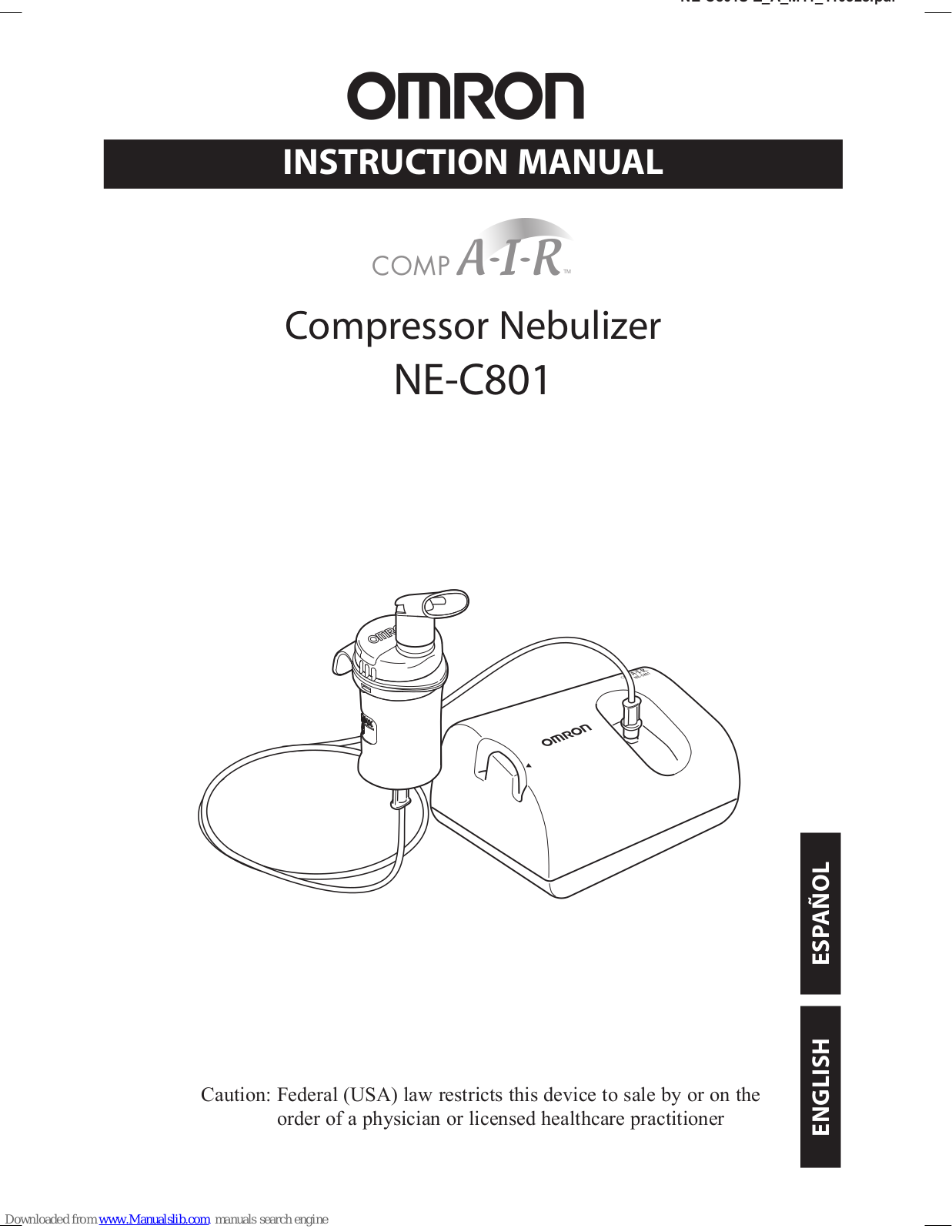 Omron COMP A-I-R NE-C801 User Manual