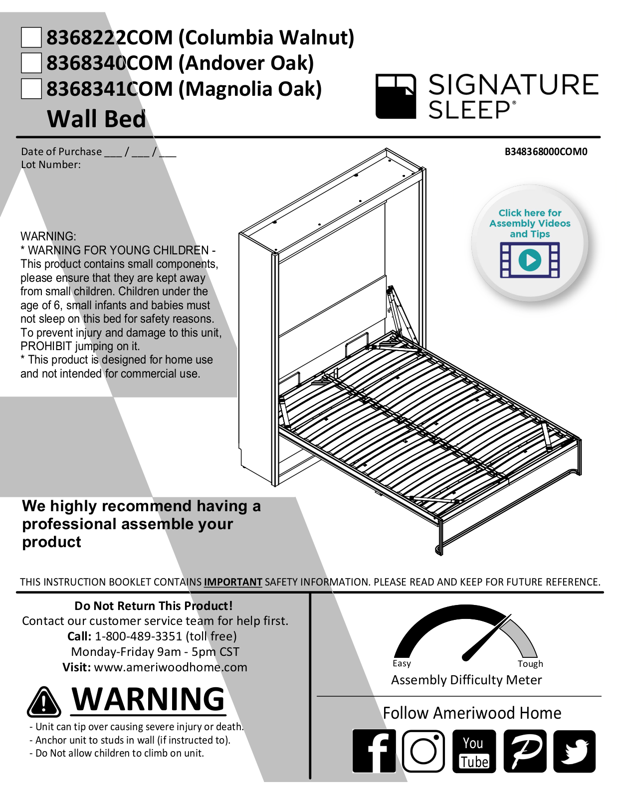 Ameriwood Home AR10482 Owner Manual - ManualMachine.com