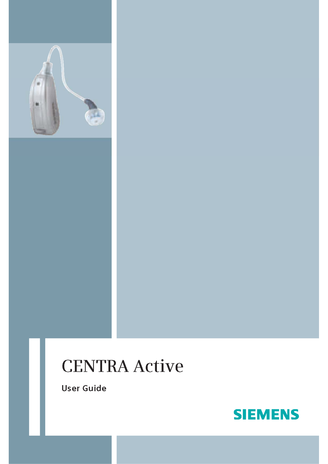 Siemens CENTRA ACTIVE User Guide