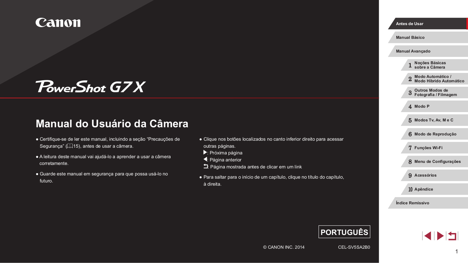 Canon POWERSHOT G7X User Manual