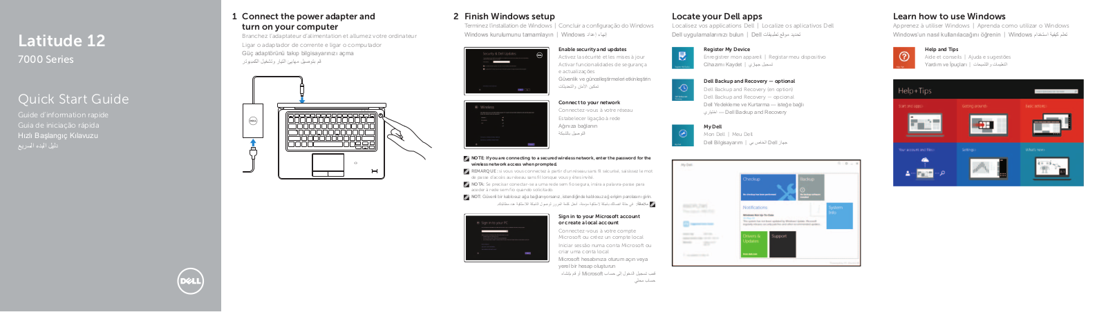 Dell Latitude E7250, Latitude 7250 User Manual