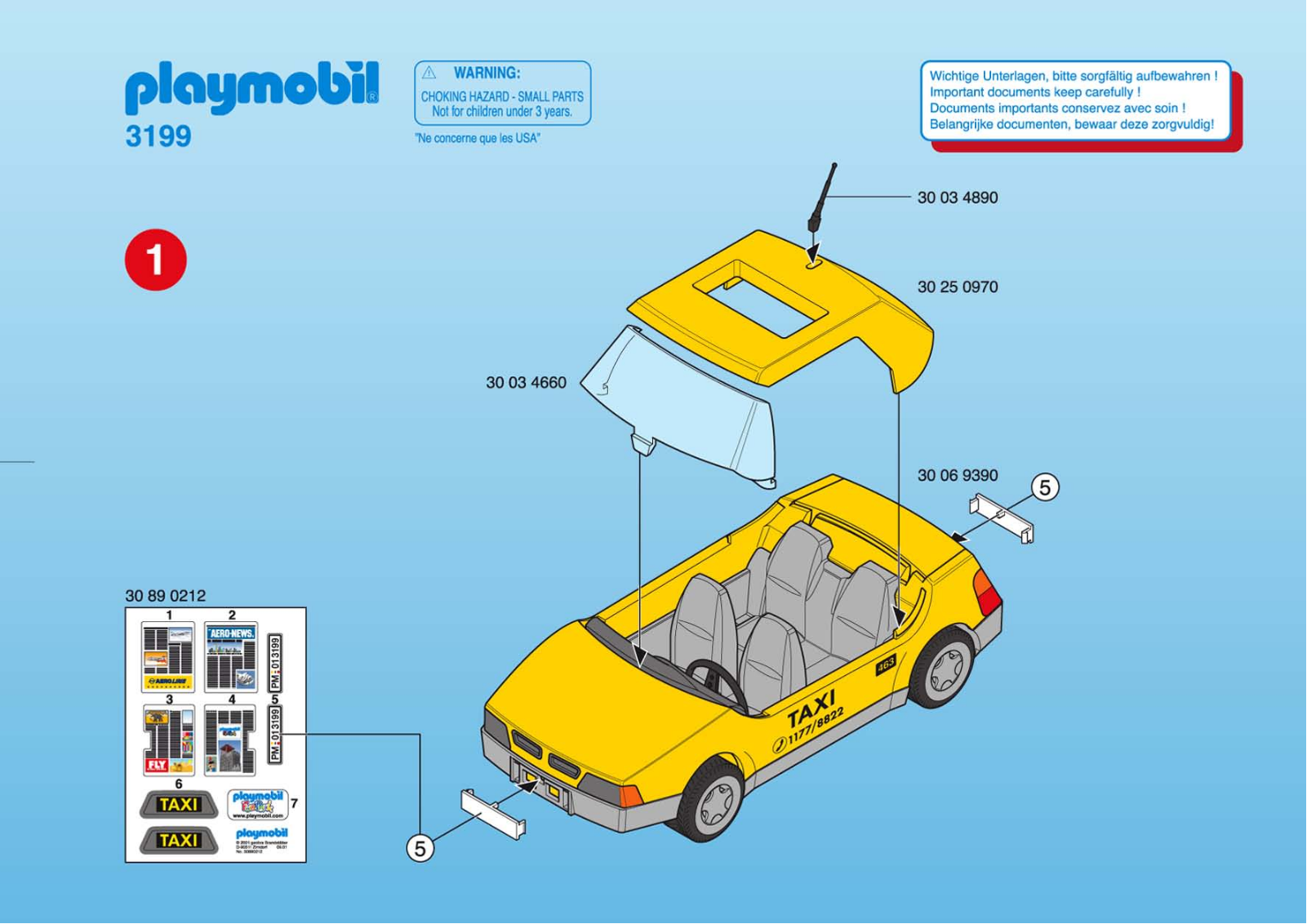 Playmobil 3199 Instructions