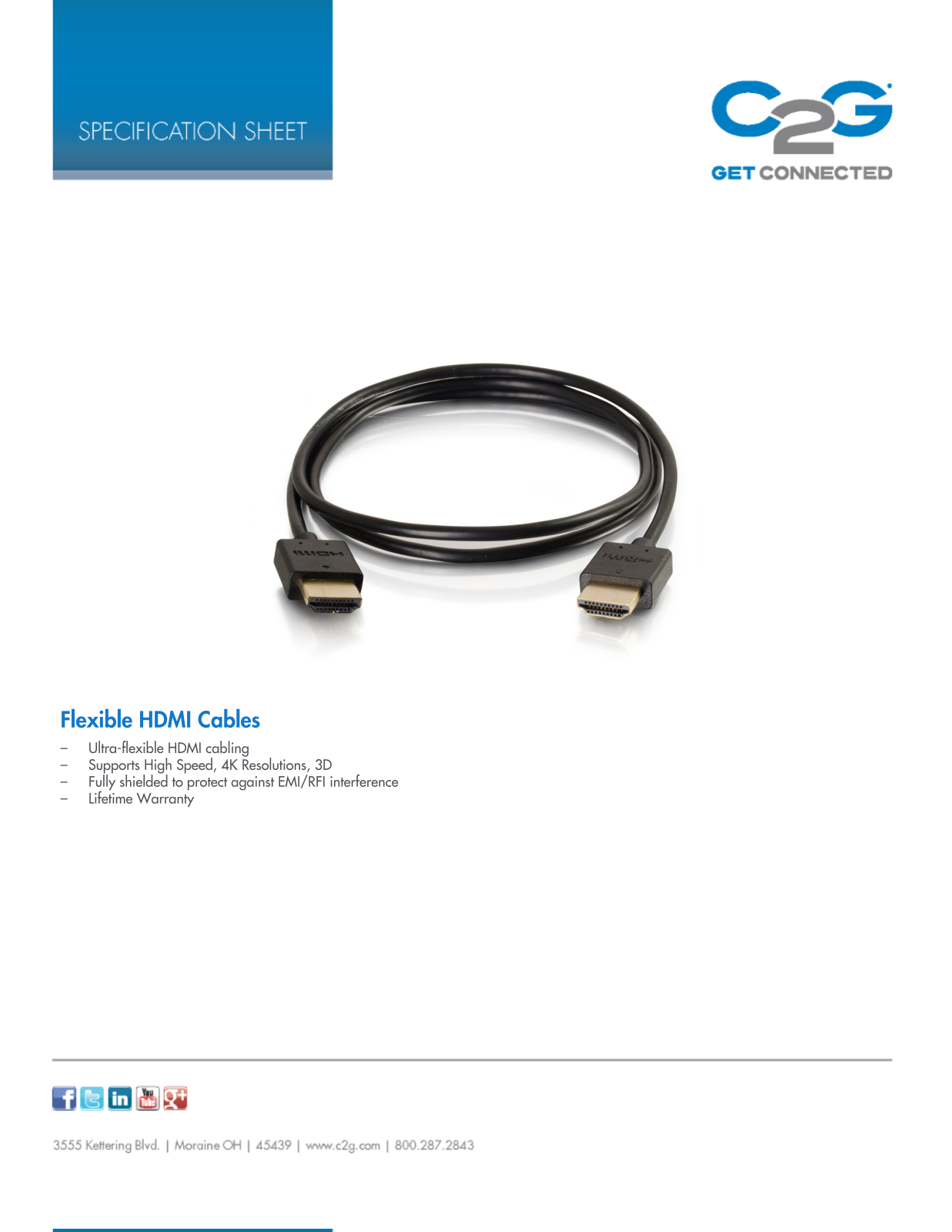 Cables To Go 41364 Specifications