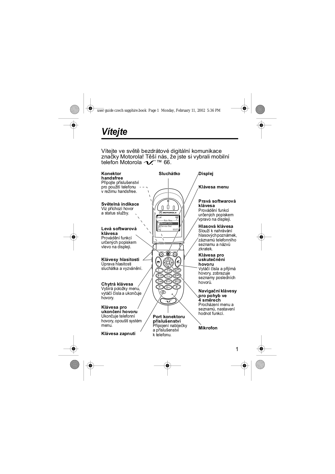 Motorola V66 User Manual