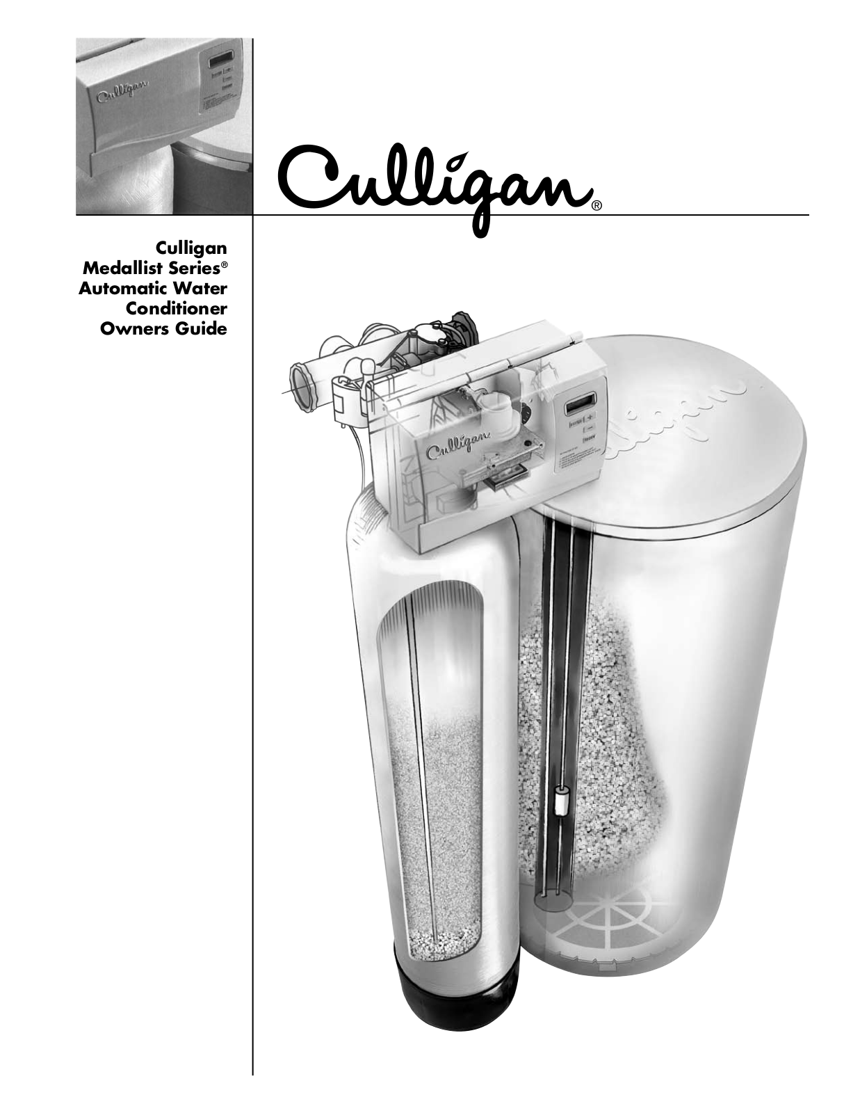 Culligan Medallist Series Owners Guide