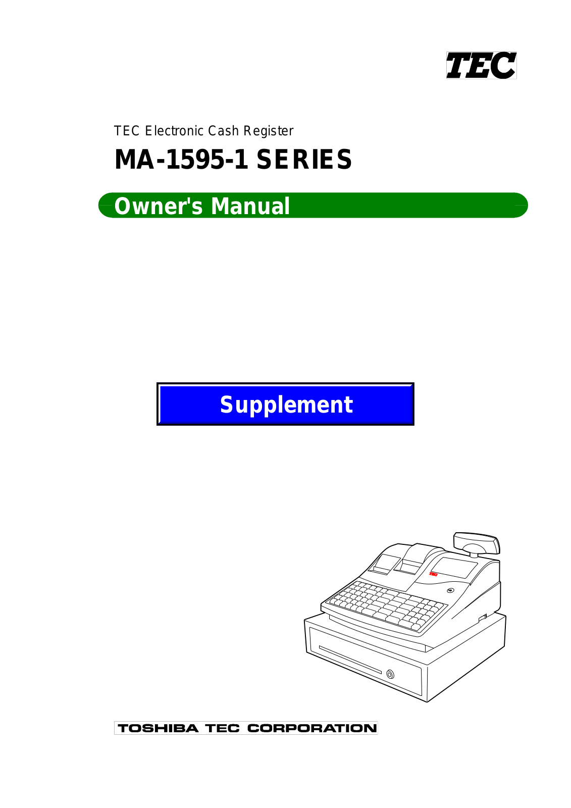 Toshiba MA-1595-1 User Manual