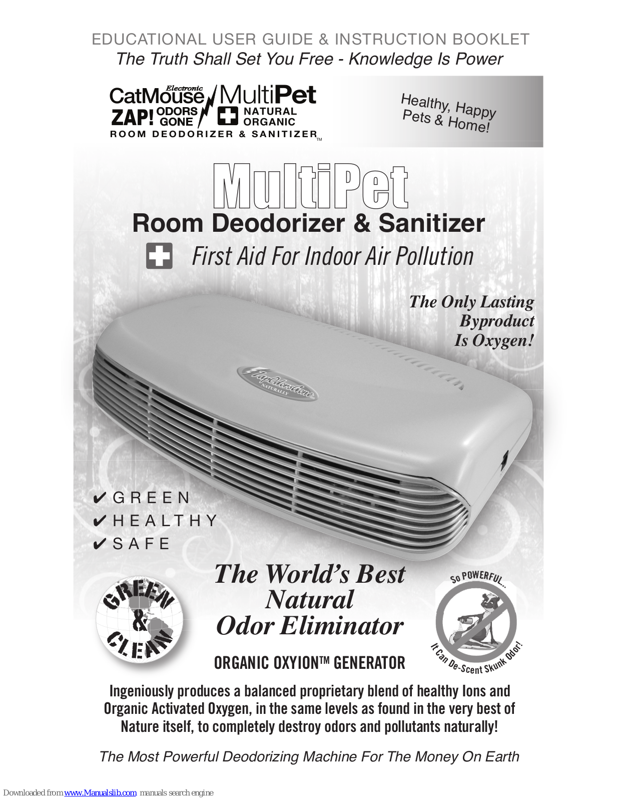 US Imagineering CatMouse, MultiPet, CatMouse MultiPet User Manual - ManualMachine.com