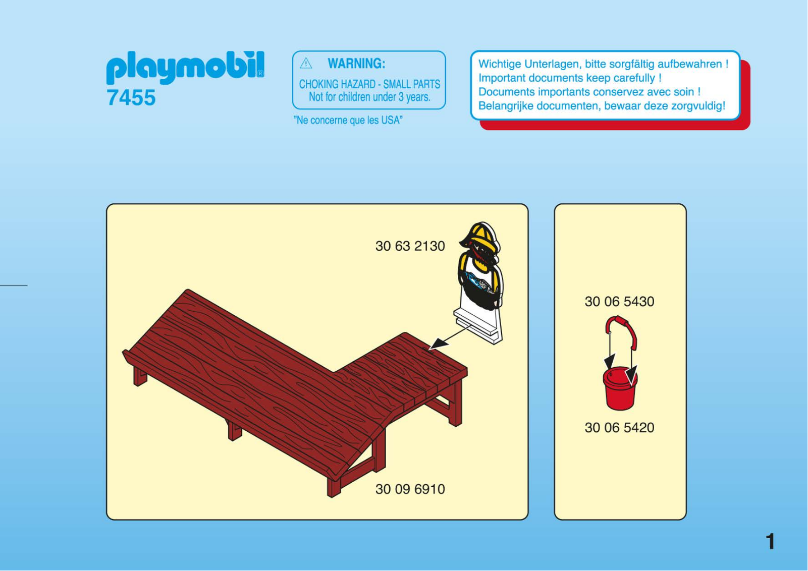 Playmobil 7455 Instructions