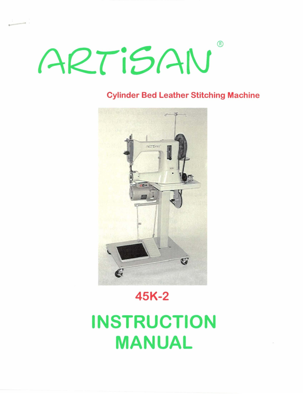 Artisan 45K Instruction Manual