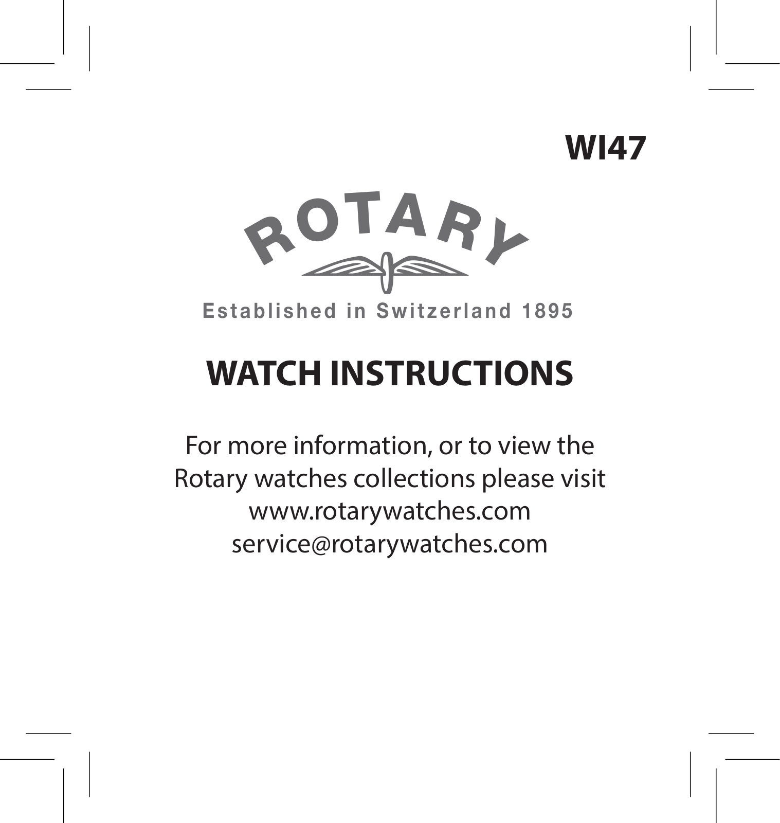 Rotary GB03635-03 Quick Start Guide