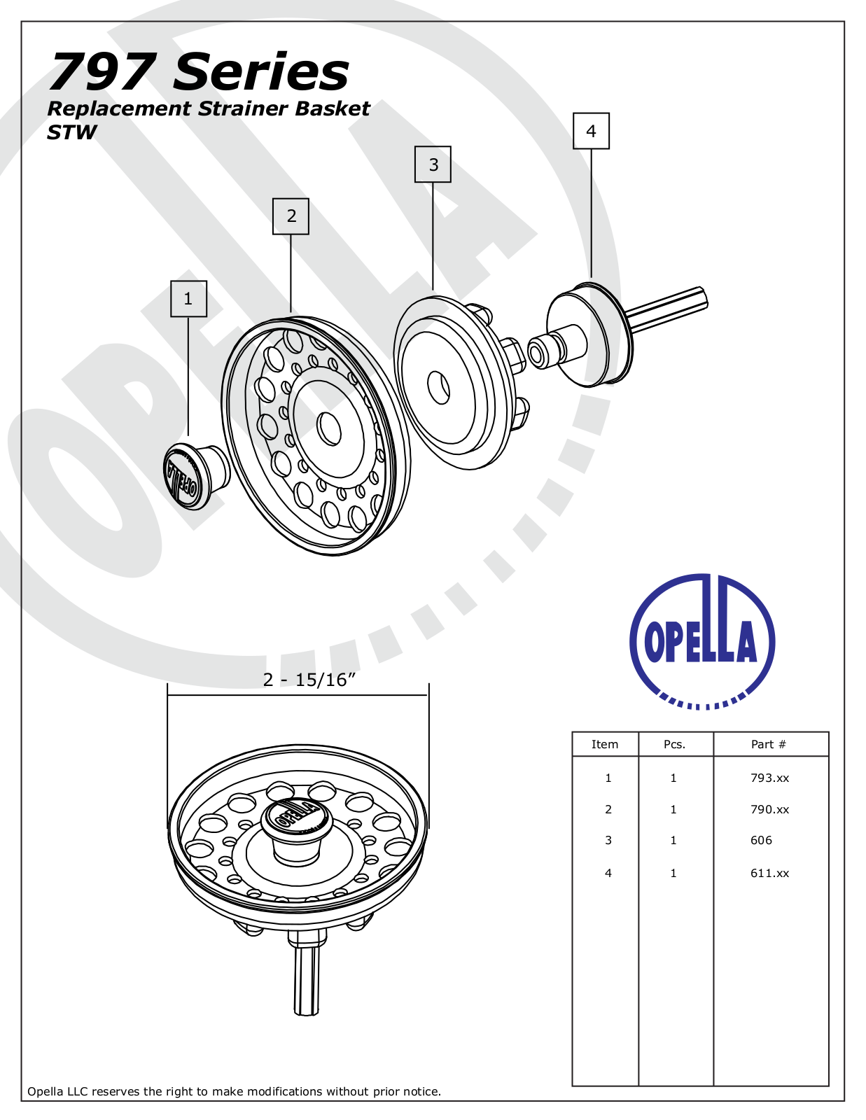 Opella OPE1132 Installation & Assembly - ManualMachine.com