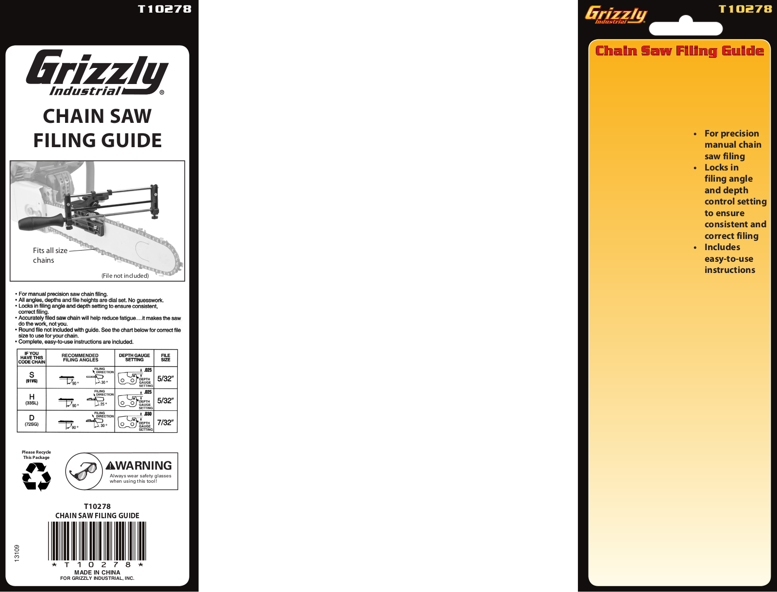 Grizzly T10278 User Manual