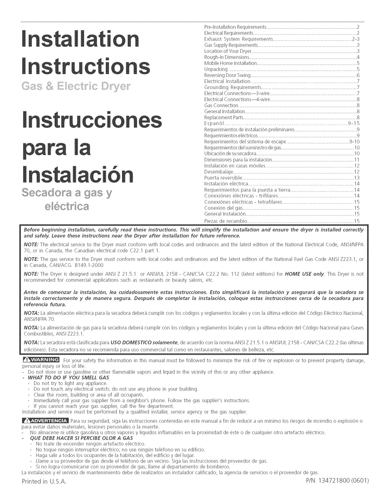 Frigidaire AEQ6000ES0, AEQ6000ES1, AEQ6000ES2, AEQB6000ES0, AGQ6000ES0 Installation Guide - ManualMachine.com