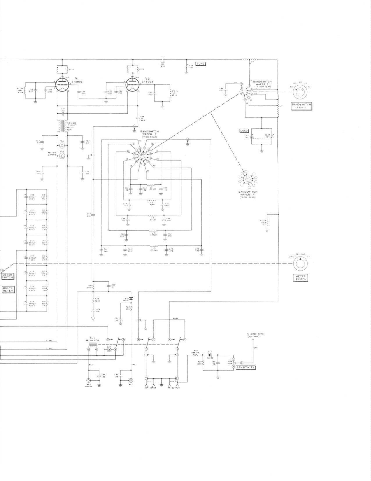 HEATHKIT SB-220 SCHEMATIC (PAGE 2)