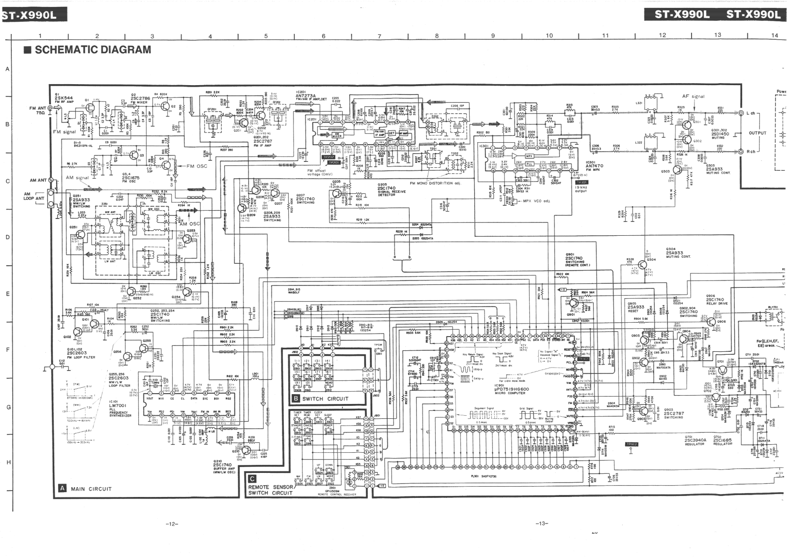 Technics STX990L Schematic - ManualMachine.com