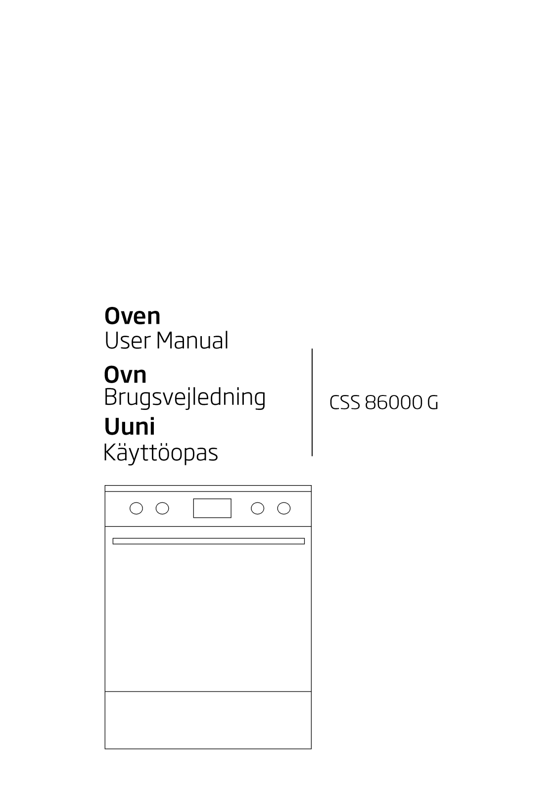 Beko CSS86000G User manual
