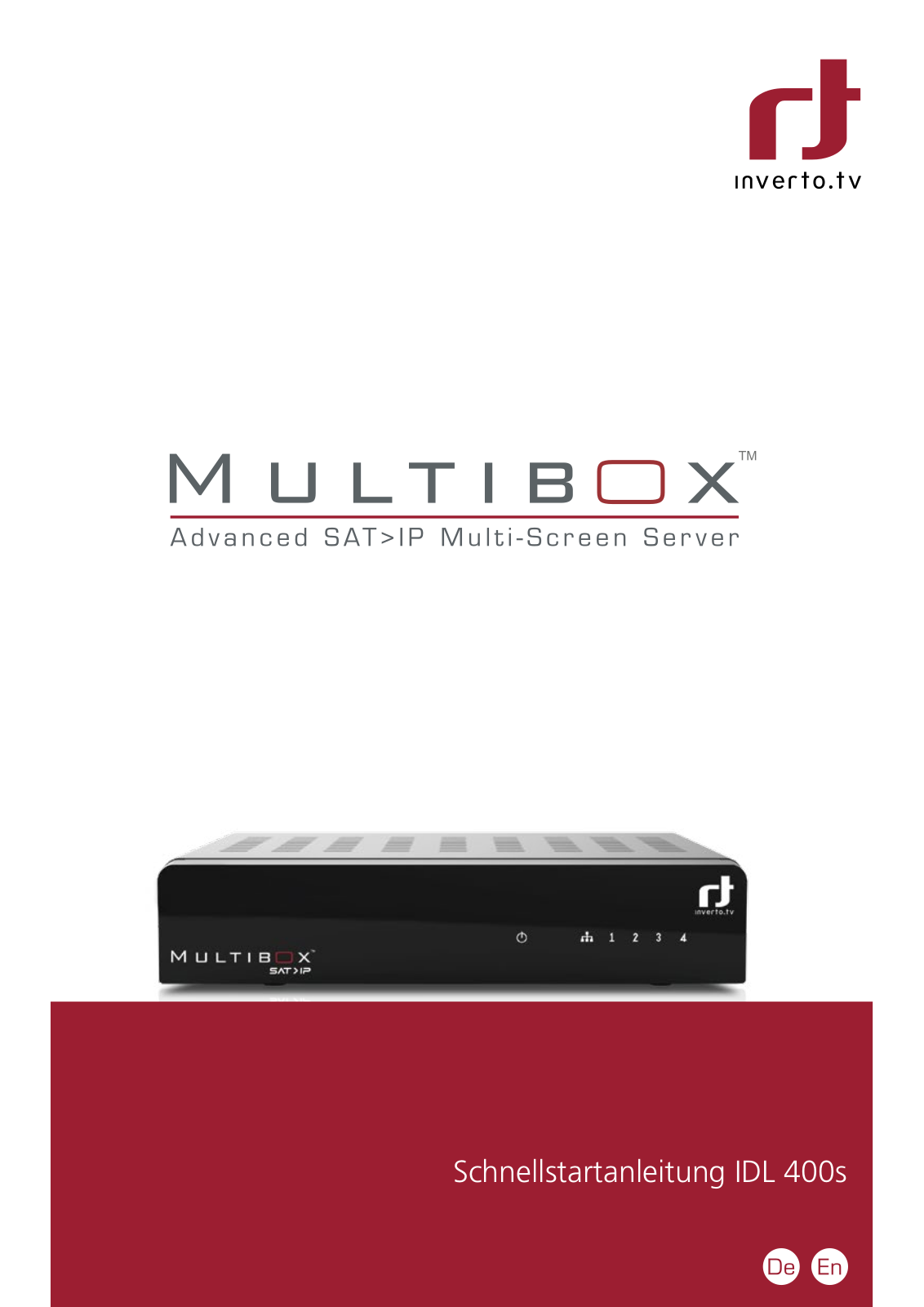 Inverto MULTIBOX, IDL 400s User guide