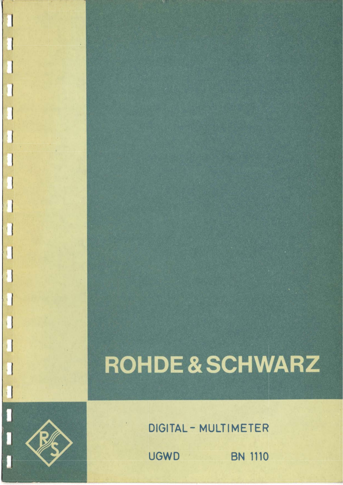 Rohde Schwarz ugwd schematic