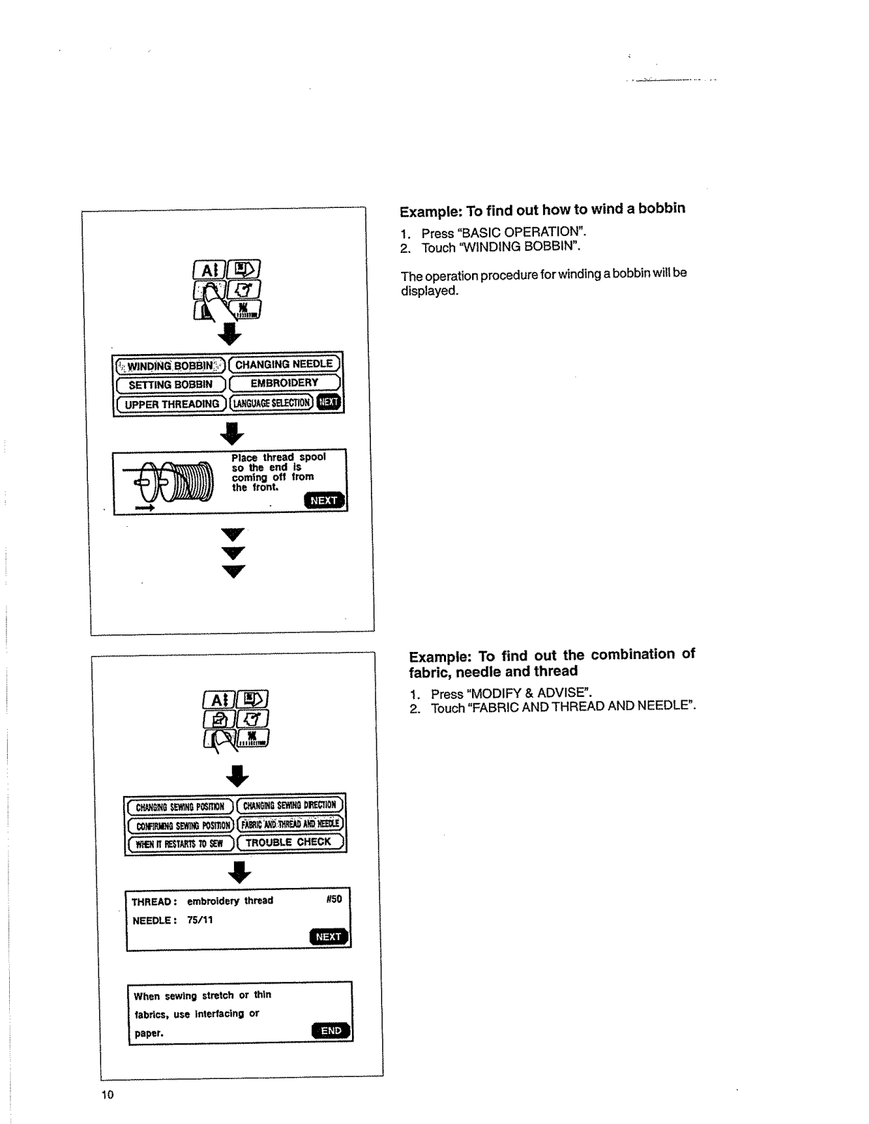 Bernina DECO 500 PART 1 User Manual