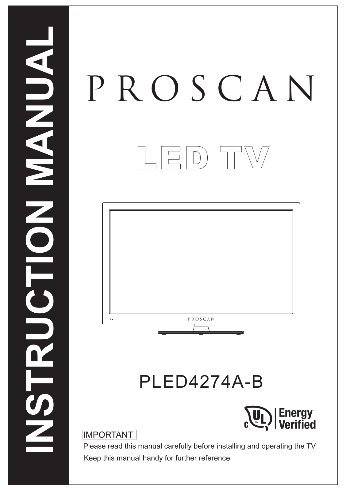 Curtis PLED4274A-B User Manual