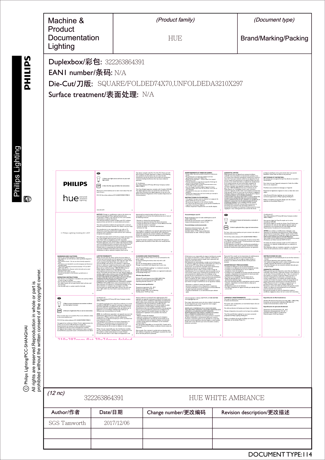 Signify 9290011998CX User Manual