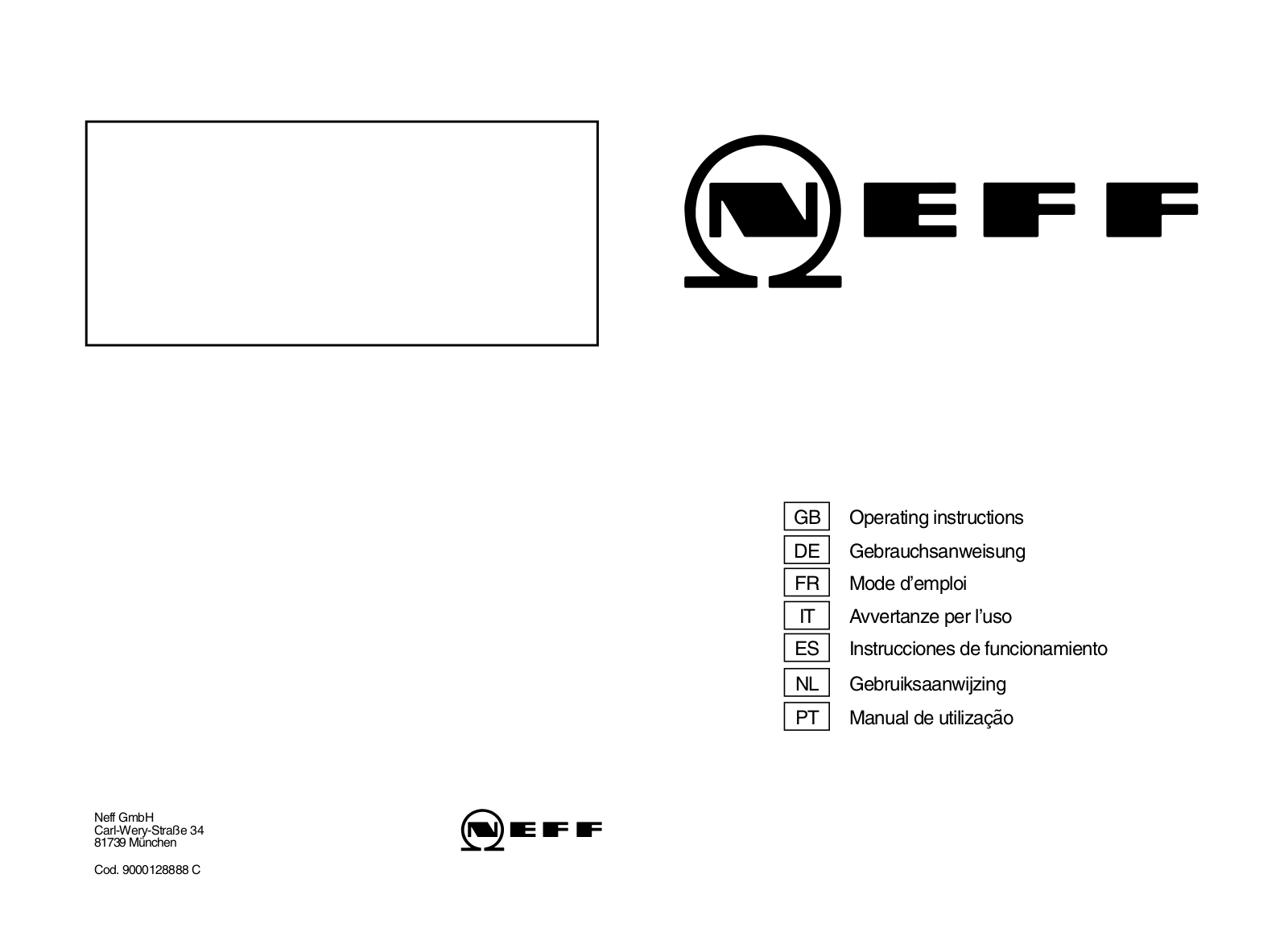 NEFF T2766 User Manual