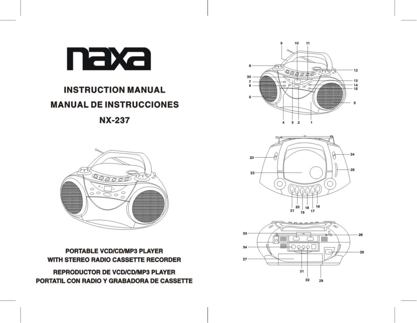 Naxa NX-237 User Manual