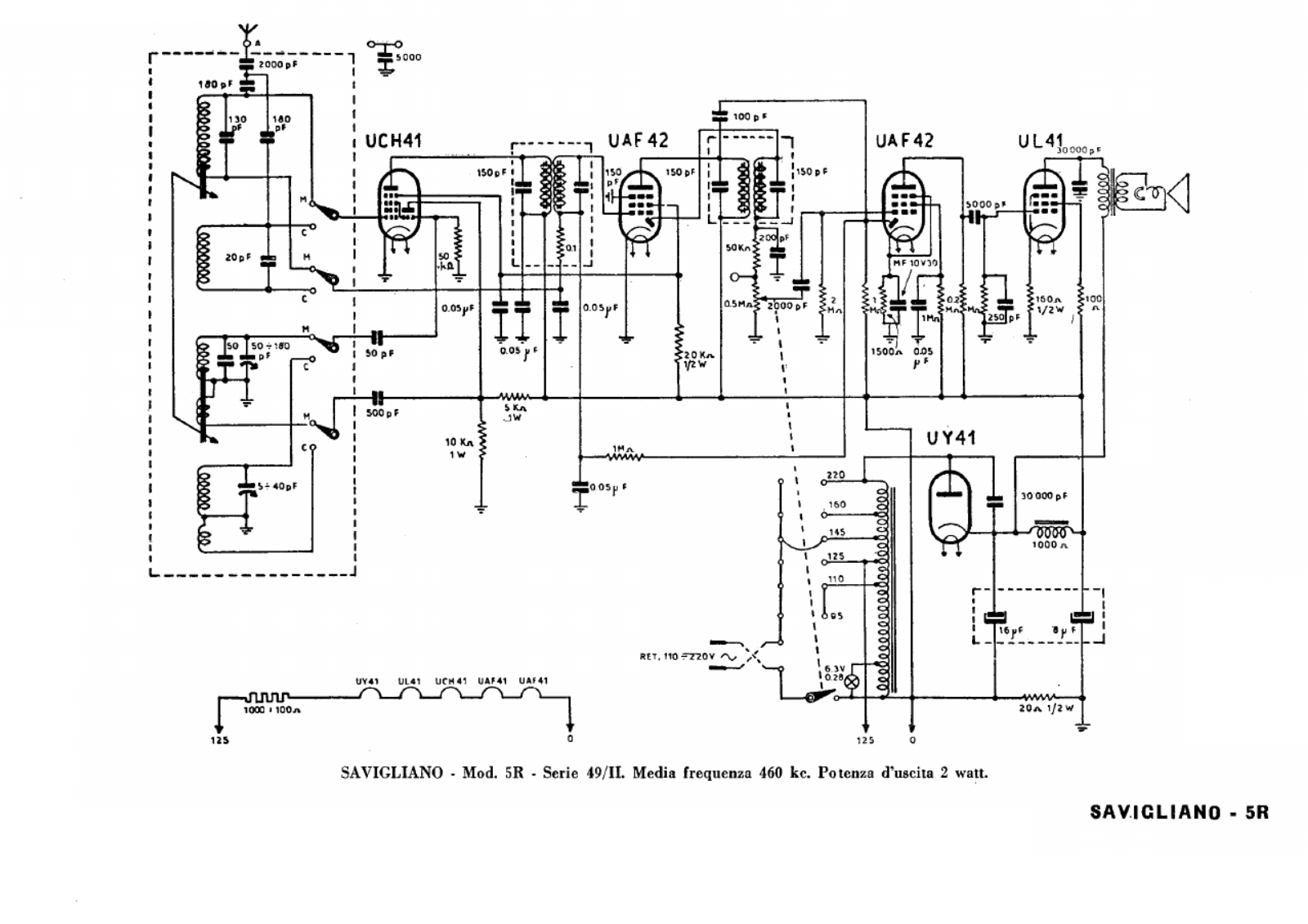 Savigliano 5r 49 il schematic