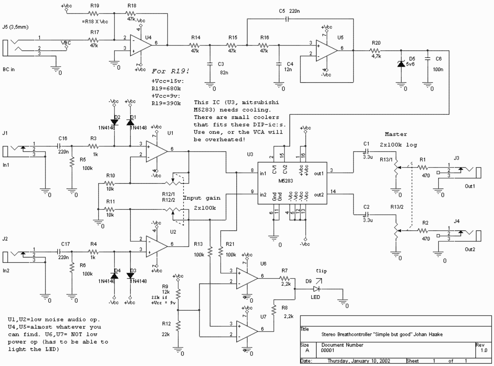 Mesa Boogie stereo breath schematic