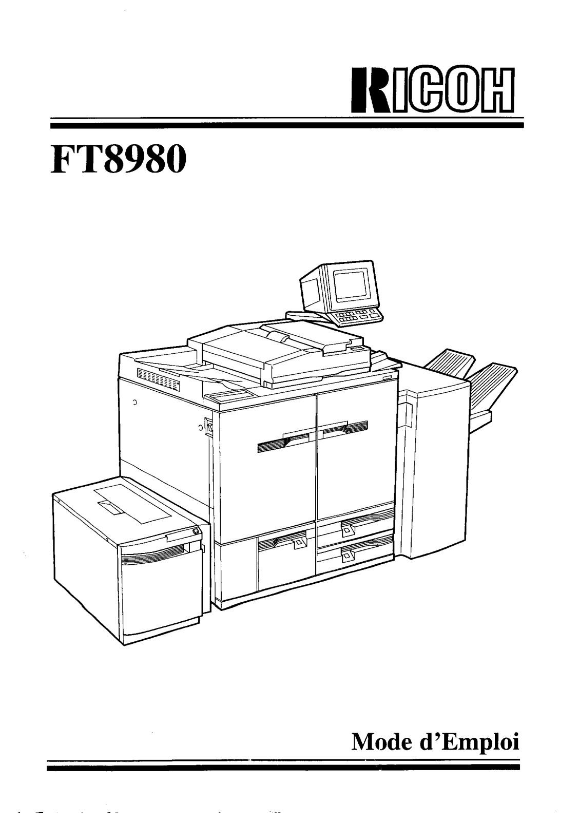 Ricoh FT 8980 User Manual