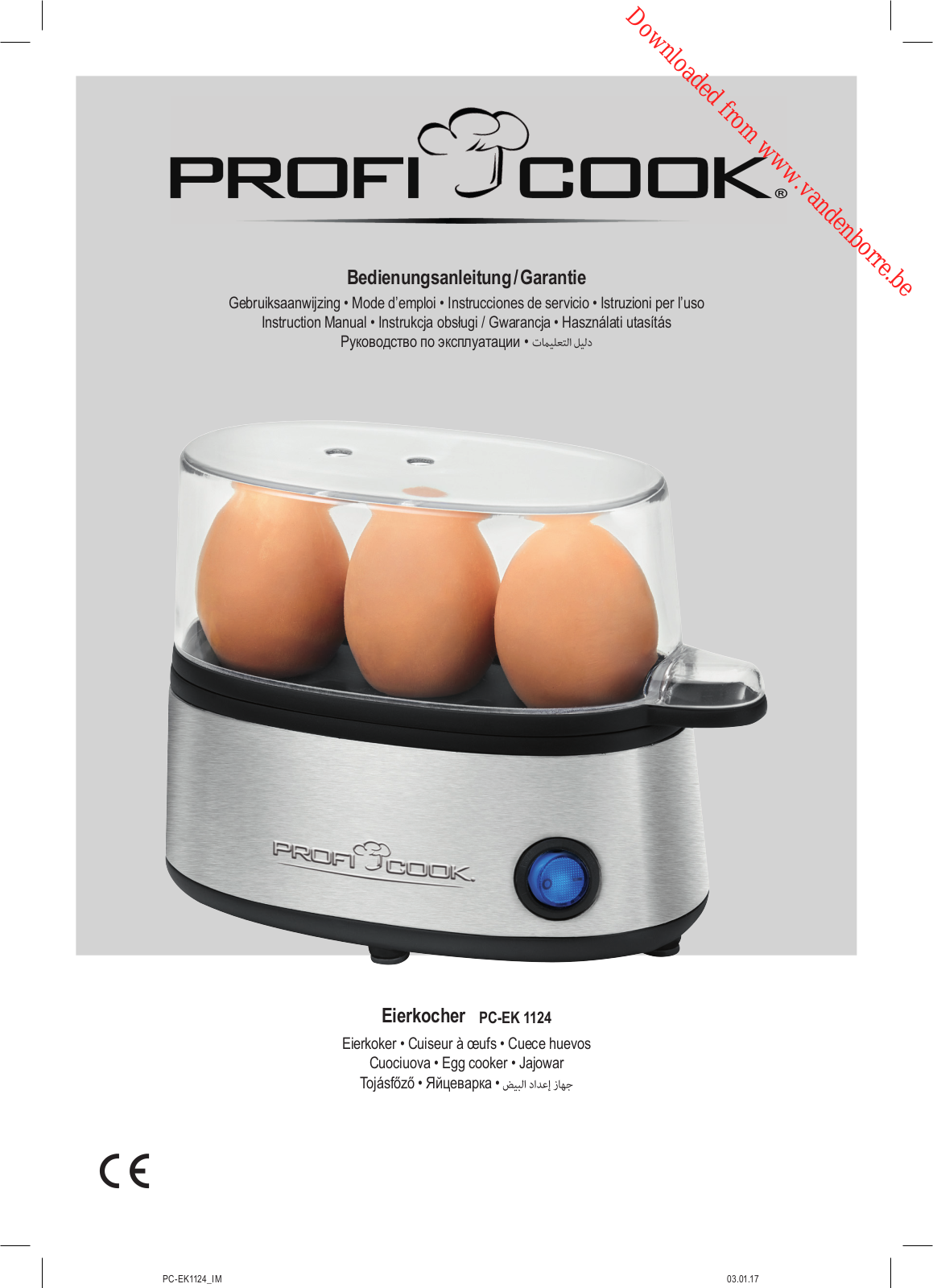 PROFICOOK EK1124 User Manual