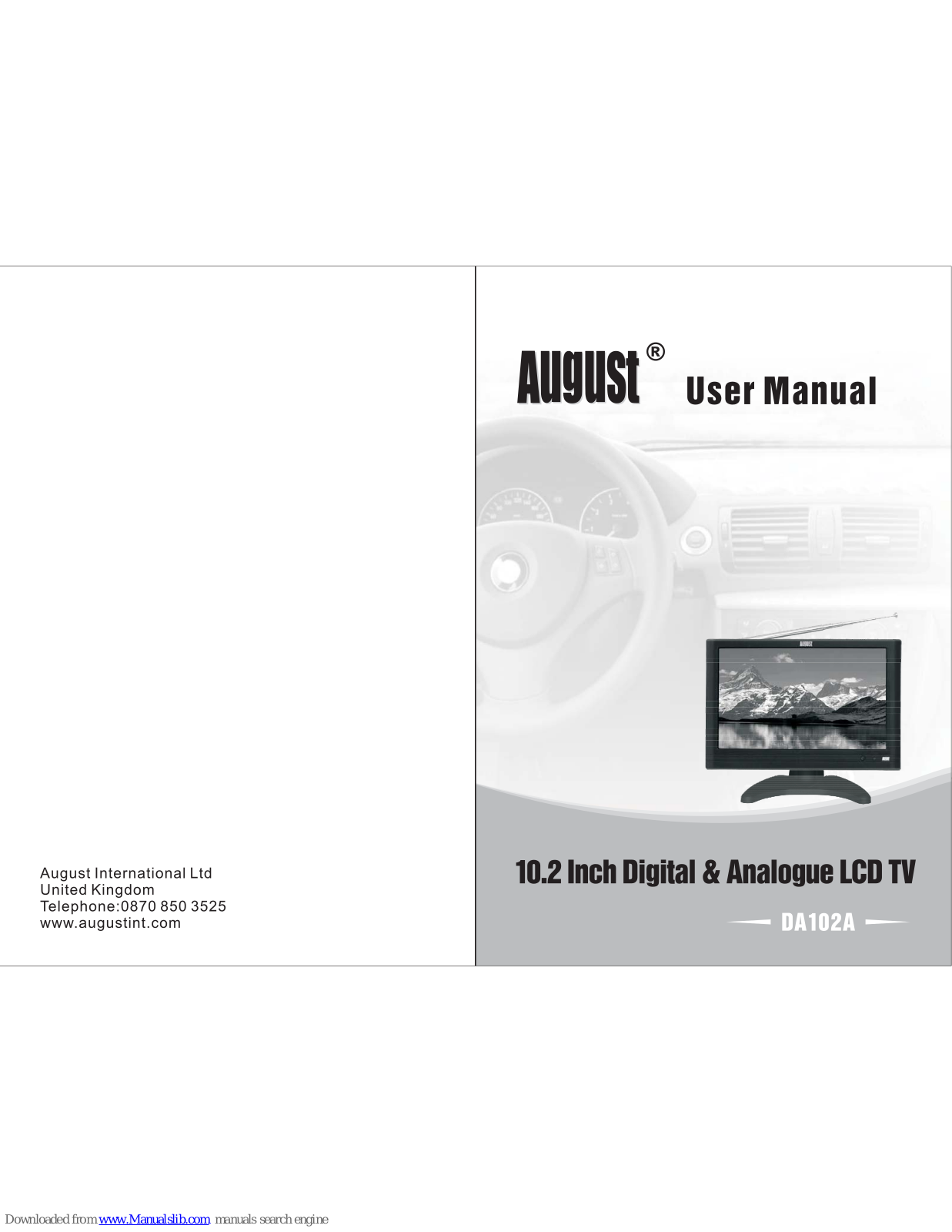 August DA102A User Manual