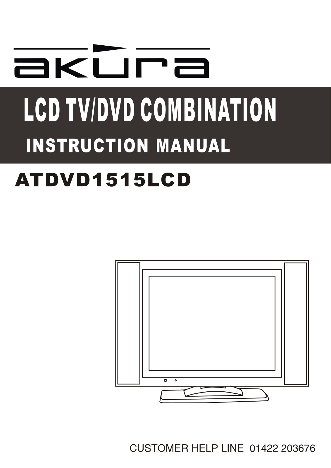 Akura ATDVD1515LCD User's Manual