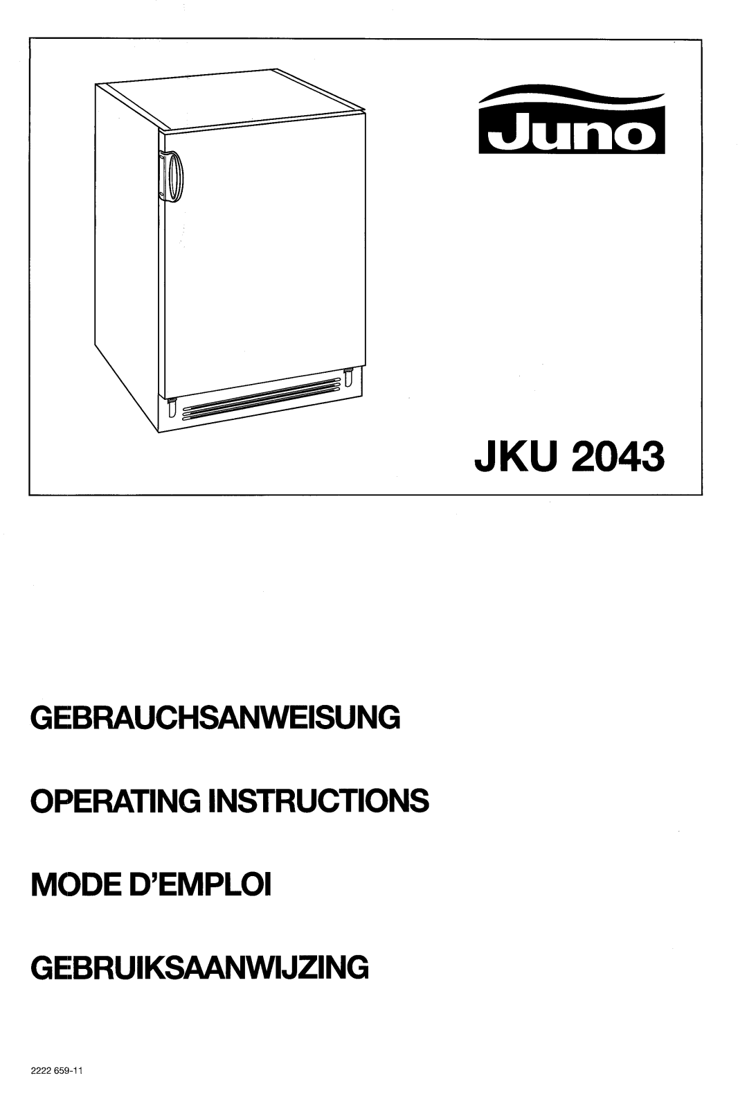 Juno JKU2043 User Manual