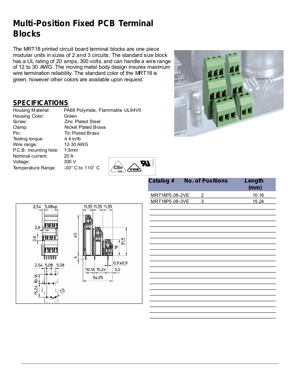 ASI-Automation Systems Interconnect MRT18P5.08 Data Sheet - ManualMachine.com