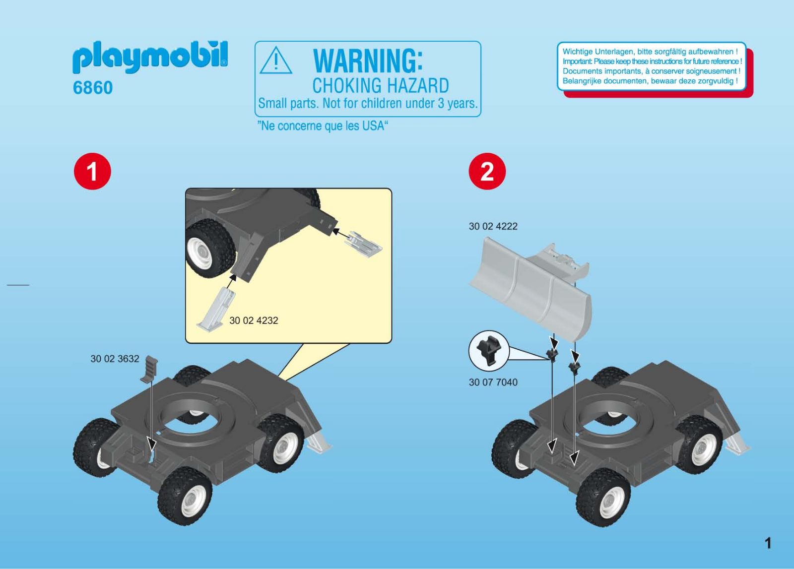 Playmobil 6860 Instructions