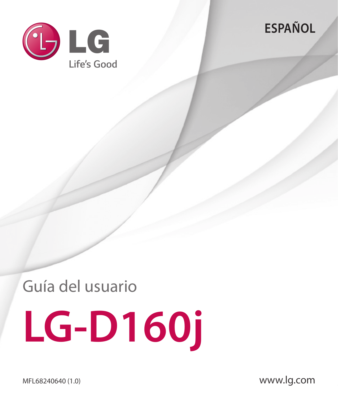 LG LGD160J User Manual