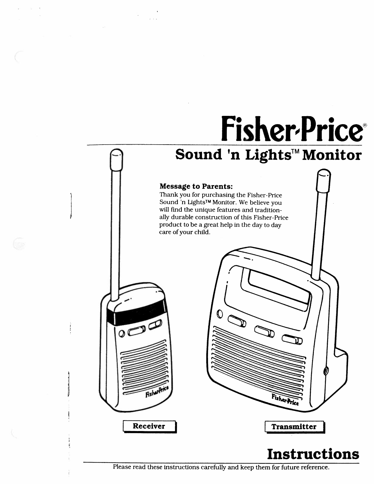 Fisher-Price 71550 Instruction Sheet