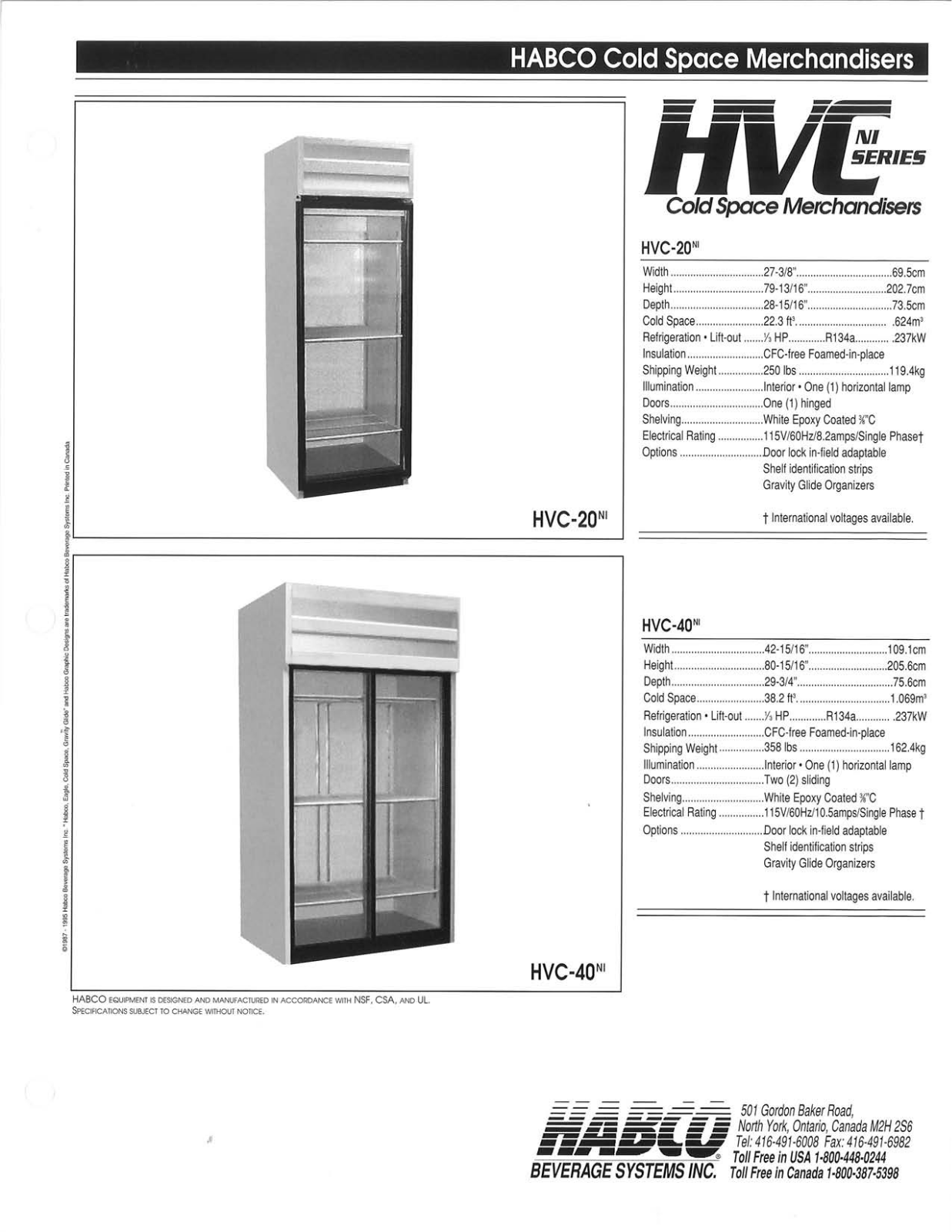 Habco HVC-20 User Manual