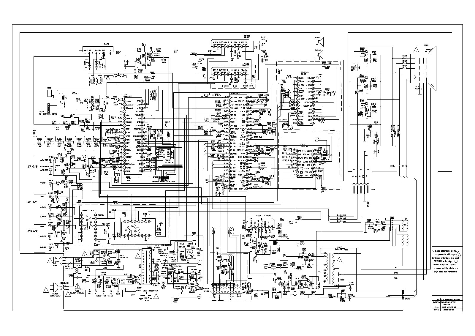 Hyundai H-TV1400 Schematics