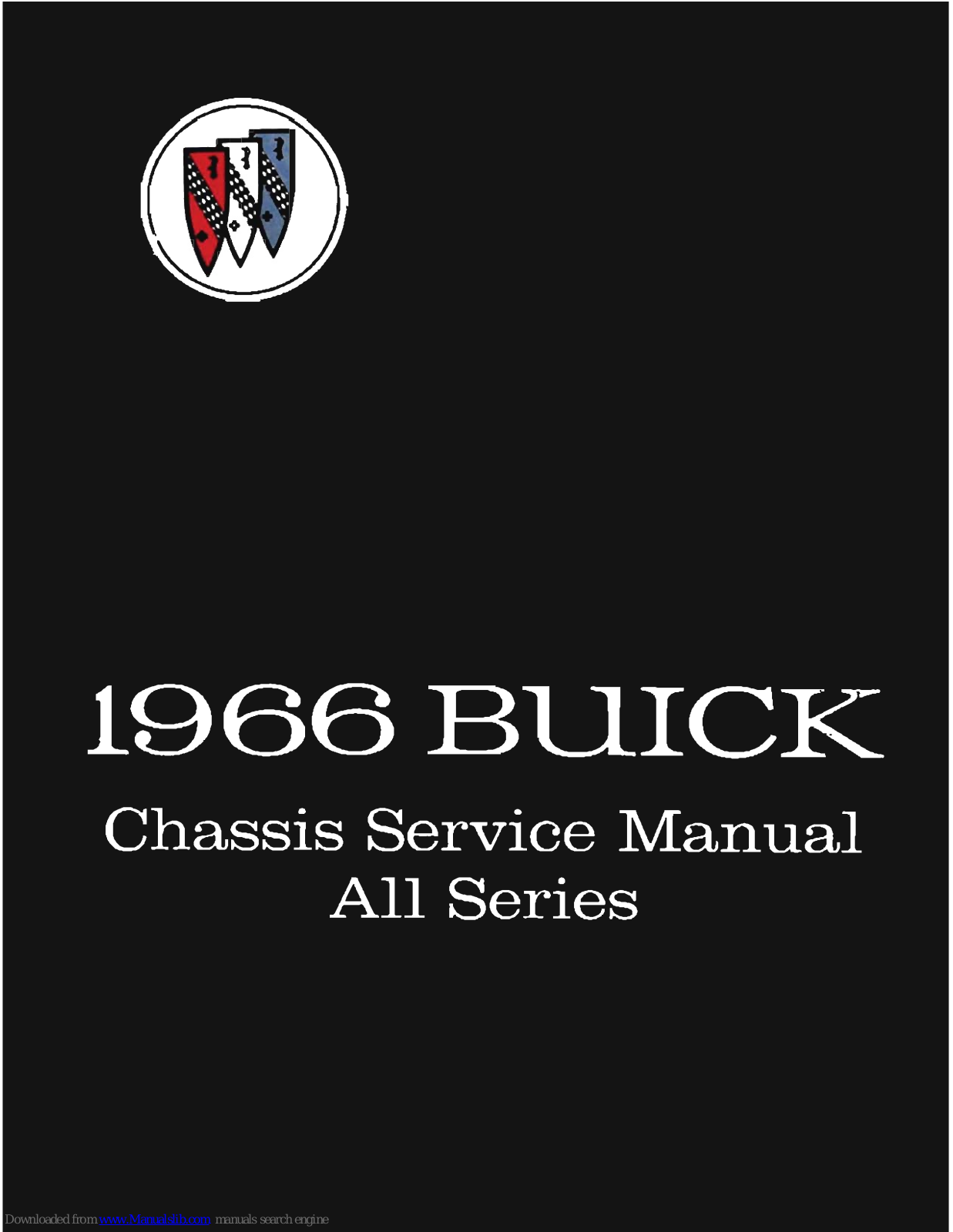 Buick 1966 Buick Service Manual